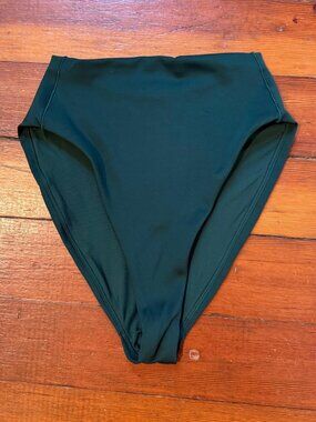 Left on Friday Hi Hi Bottom, Dark Emerald Green, XS